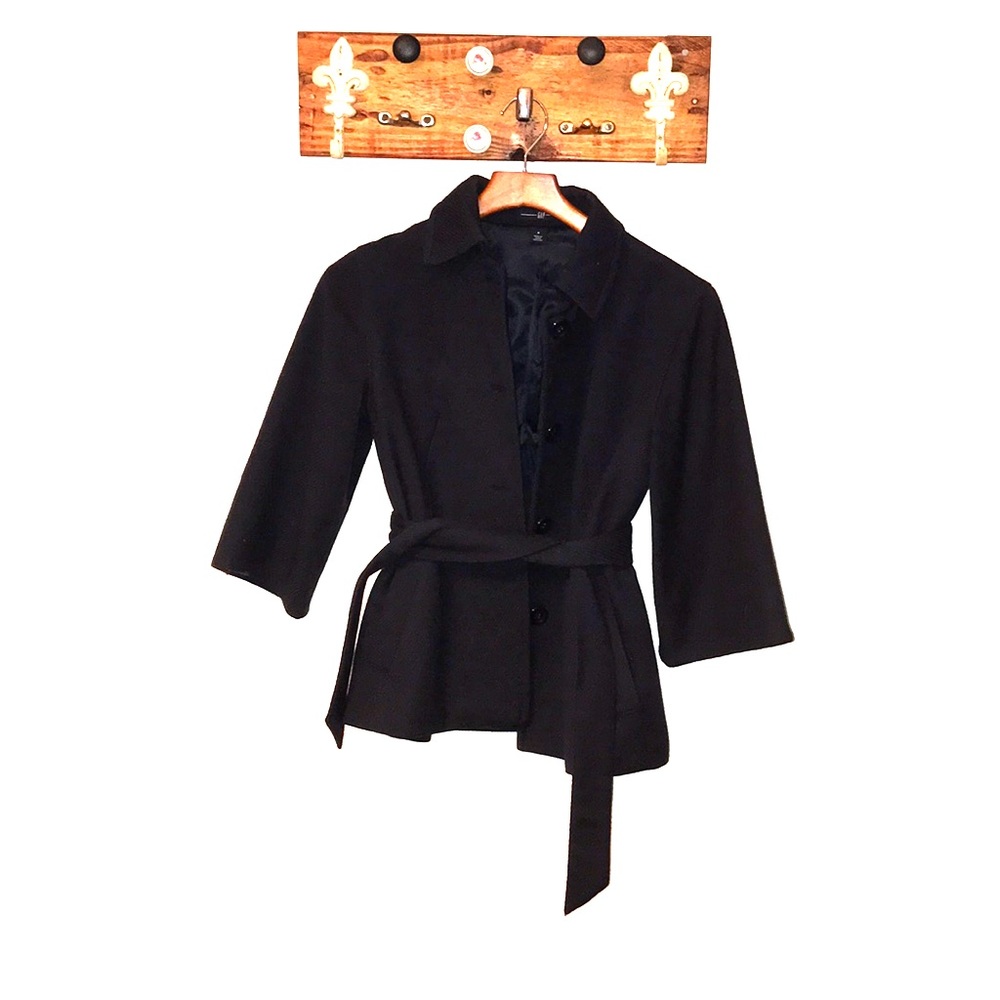 Gap | Blazer Jacket | Button up /sash tie | Navy